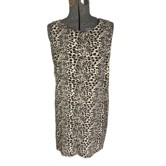 Robbie Bee Dresses & Skirts - Vintage 90's Leopard Print Casual Dress